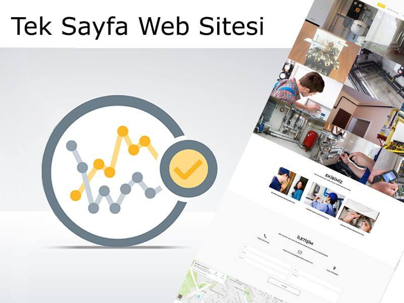 Tek Sayfa Web Sitesi