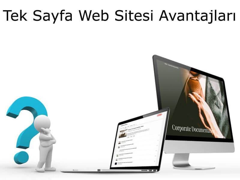 Tek Sayfa Web Sitesi Avantajları